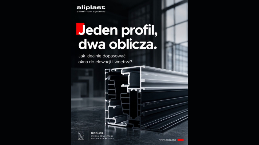 Jeden profil, dwa światy. Jak okna dwukolorowe Aliplast łączą design elewacji z charakterem wnętrza