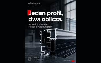 Jeden profil, dwa światy. Jak okna dwukolorowe Aliplast łączą design elewacji z charakterem wnętrza