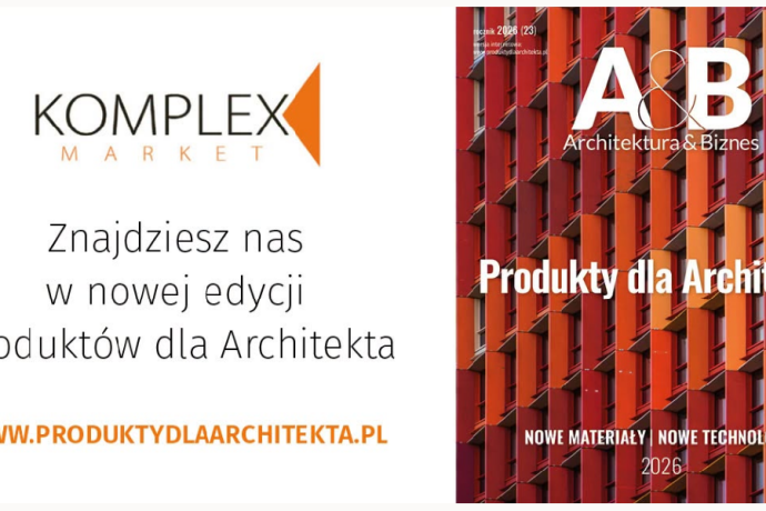 Innowacje w architekturze na 2026 rok. Komplex Market wyróżniony w roczniku Architektura & Biznes