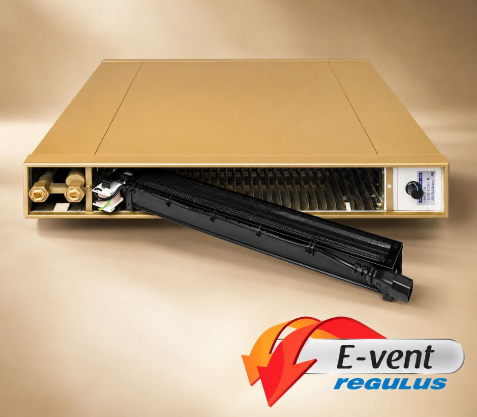 Grzejnik pokojowy z wentylatorem 230V REGULUS-system E-VENT