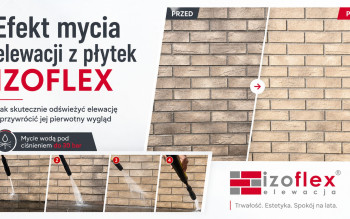 Czyszczenie elewacji Izoflex. Efekt widać gołym okiem
