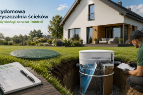 Przydomowa oczyszczalnia ścieków – zasady prawidłowej obsługi, serwisu i kontroli