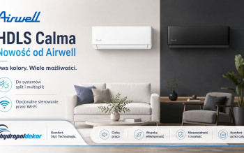 Airwell HDLS Calma w dwóch kolorach. Nowy klimatyzator do systemów split i multisplit