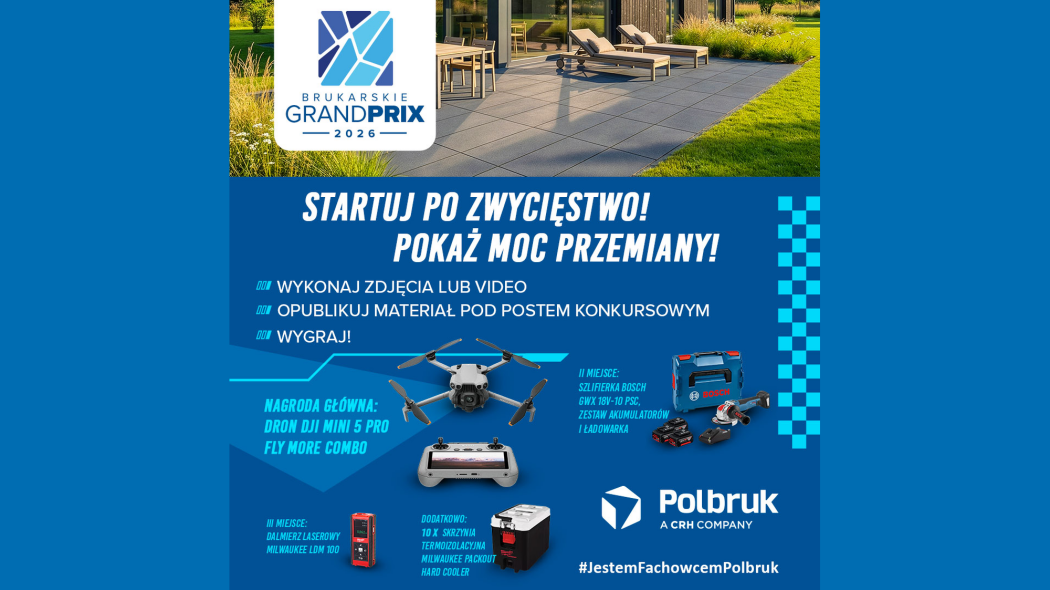 Polbruk ogłasza konkurs Brukarskie Grand Prix 2026