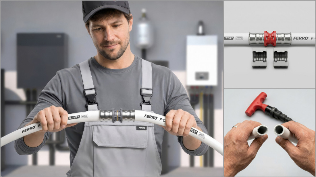 Rury PERT II z aluminium. Co daje 5-warstwowa konstrukcja F-COMFORT FERRO?