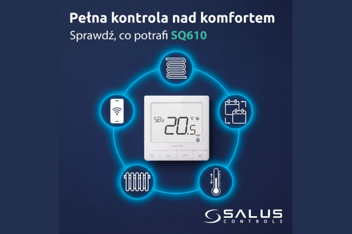 Inteligentne sterowanie ogrzewaniem w Twoim domu. Dlaczego warto wybrać regulator SALUS Quantum SQ610?