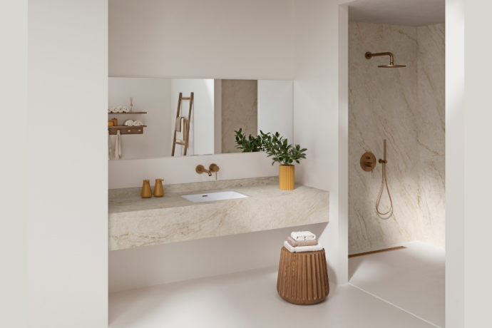 Neolith Taj Mahal – wyjątkowy spiek kwarcowy! Naturalne piękno w Twoim domu