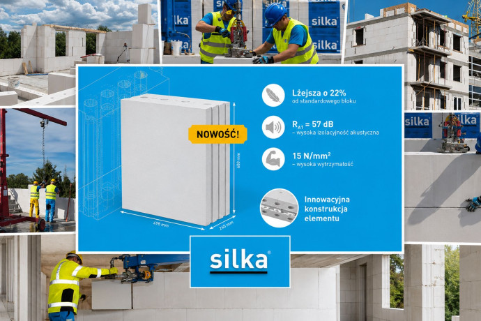 Silka Tempo Light – lżejsze bloki, szybsze murowanie i mniej transportu