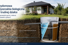Przydomowa oczyszczalnia biologiczna na trudnej działce. Jak sprawdzić grunt i dobrać system?