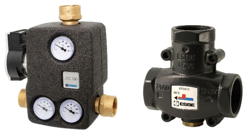 Termoregulator ESBE LTC300 i zawór temperaturowy ESBE VTC500