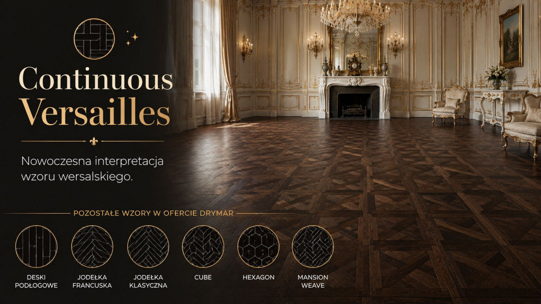 Continuous Versailles – wzór wersalski w nowoczesnym wydaniu