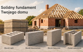 Bloczki fundamentowe: betonowe, lekkie czy szalunkowe? Ten wybór ma znaczenie na lata