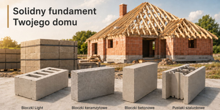 Bloczki fundamentowe: betonowe, lekkie czy szalunkowe? Ten wybór ma znaczenie na lata