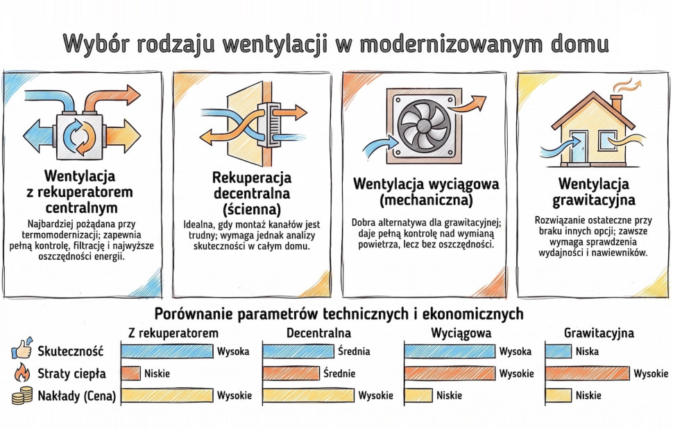 Termomodernizacja domu a wentylacja