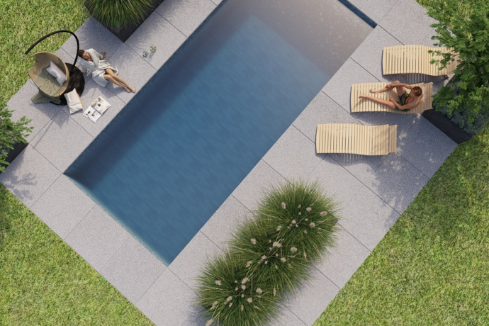 Pure Sand: nowoczesne płyty z betonu architektonicznego na taras i podjazd