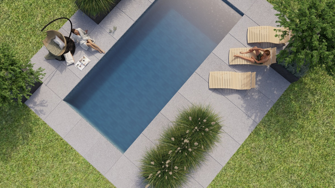 Pure Sand: nowoczesne płyty z betonu architektonicznego na taras i podjazd