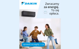 Zwrot do 1500 zł za energię przy zakupie urządzeń Daikin 