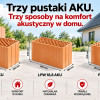 Trzy pustaki „AKU”, trzy zupełnie różne konstrukcje. Który ma 1170 kg/m³?