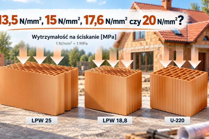 Na oko wyglądają tak samo. Pustak klasy 15 i 20 różni jeden parametr, o którym warto wiedzieć