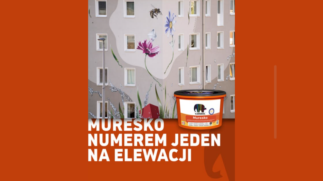 Muresko od Caparol to numer jeden na elewację. Innowacyjna technologia chroni Twój dom na lata