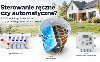 Sterowanie ręczne czy automatyczne w przydomowej oczyszczalni? Co naprawdę robi sterownik?