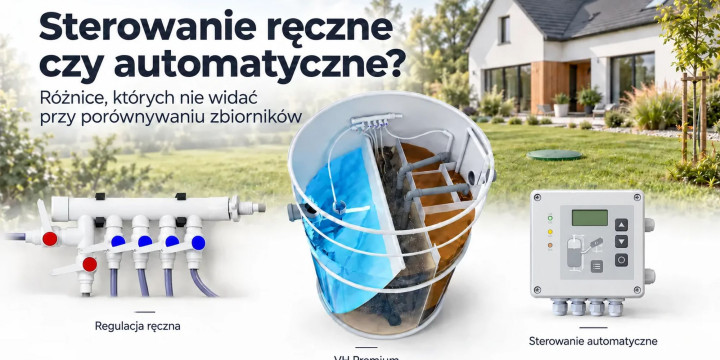 Sterowanie ręczne czy automatyczne w przydomowej oczyszczalni? Co naprawdę robi sterownik?