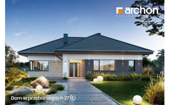 Przestronna parterówka dla rodziny z dziećmi - 136 m², salon + 4 pokoje - odkryj atuty projektu ARCHON+