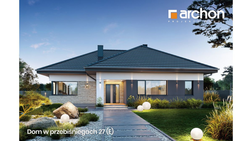 Przestronna parterówka dla rodziny z dziećmi - 136 m², salon + 4 pokoje - odkryj atuty projektu ARCHON+