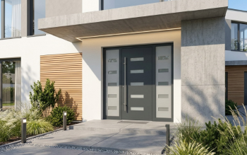 Drzwi aluminiowe Alu Prestige+ – jak wybrać wejście, które nie wychłodzi domu