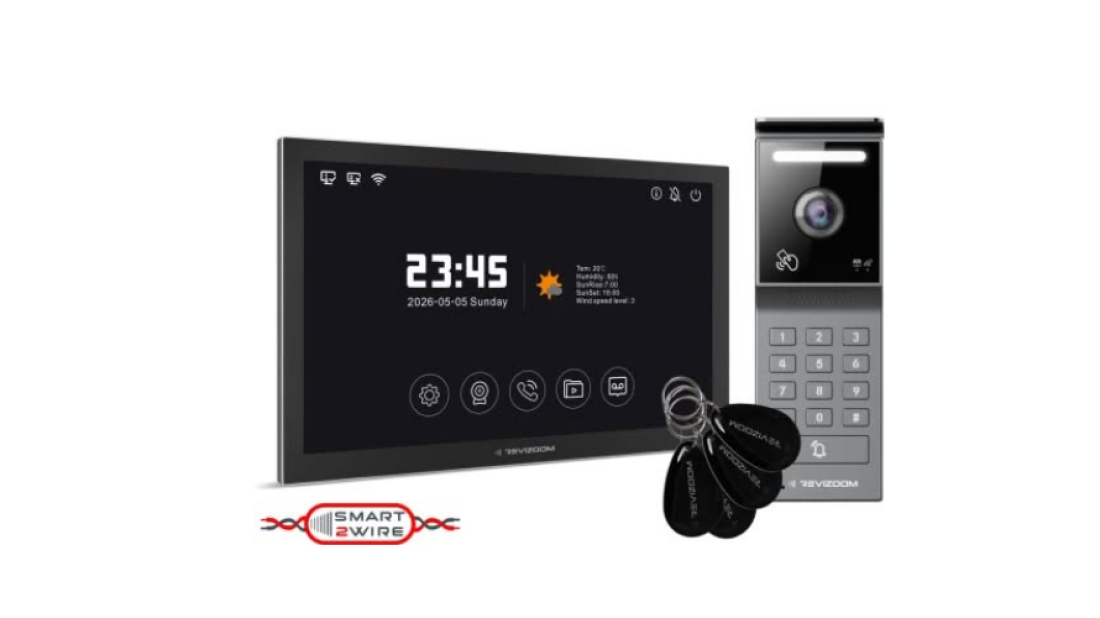 Innowacyjny wideodomofon Smart HD z ekranem 10 cali. Pożegnaj tradycyjne klucze w swoim domu i firmie