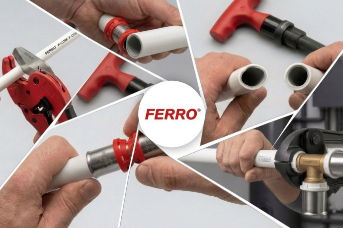System PRESS FERRO. Montaż instalacji w pięciu krokach