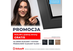 Odbierz kolorowy profil bez dopłaty. Rusza wyjątkowa promocja na okna i systemy przesuwne ELEGANT