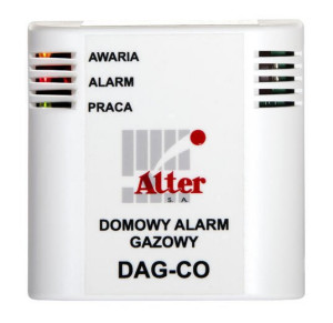 Domowy alarm gazowy DAG-CO firmy ALTER S.A.