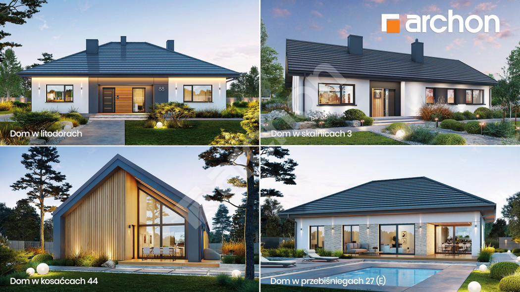 Komfortowy dom parterowy dla 4–5-osobowej rodziny - 4 projekty 120–140 m² bez garażu, które warto zobaczyć!