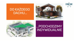 Spadki dachowe na płaski dach domu jednorodzinnego - od produkcji po dostawę na budowę 