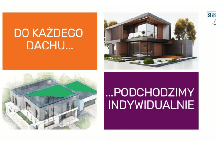 Spadki dachowe na płaski dach domu jednorodzinnego - od produkcji po dostawę na budowę 