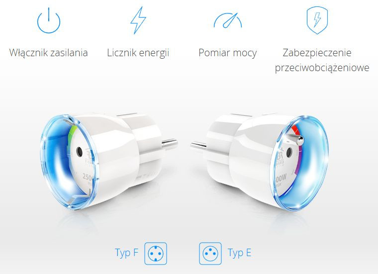 Kompaktowy moduł pośredniczący FIBARO Wall Plug