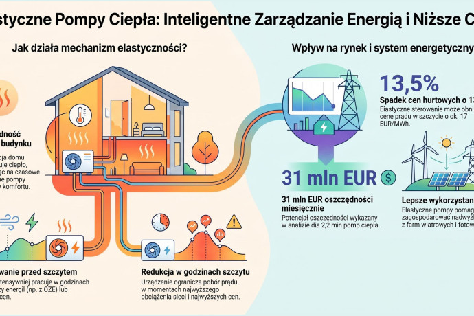 Pompy ciepła mogą obniżyć ceny energii. Wystarczy zmiana godzin ich pracy