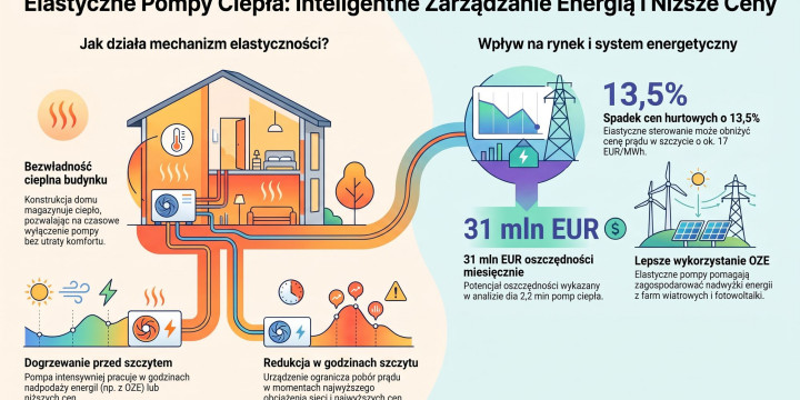 Pompy ciepła mogą obniżyć ceny energii. Wystarczy zmiana godzin ich pracy