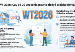 WT 2026. Czy po 20 września można złożyć projekt domu?