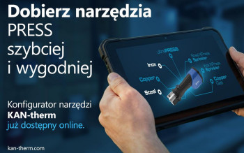 KAN-therm udostępnia konfigurator narzędzi zaciskowych