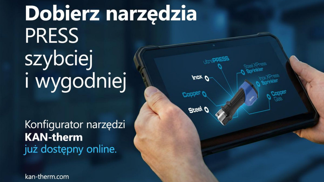 KAN-therm udostępnia konfigurator narzędzi zaciskowych
