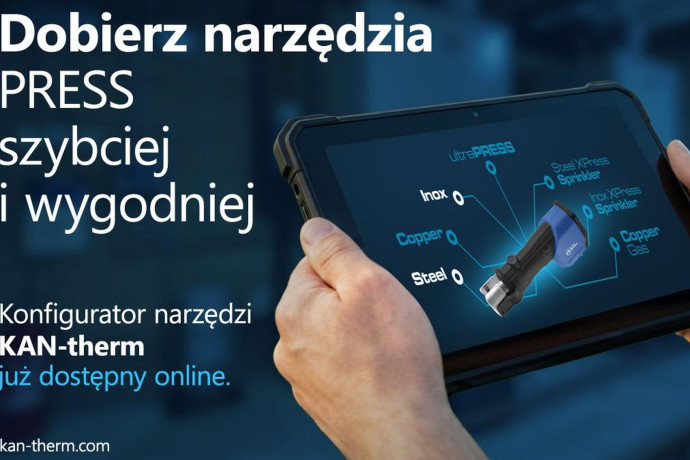 KAN-therm udostępnia konfigurator narzędzi zaciskowych
