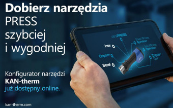 KAN-therm udostępnia konfigurator narzędzi zaciskowych