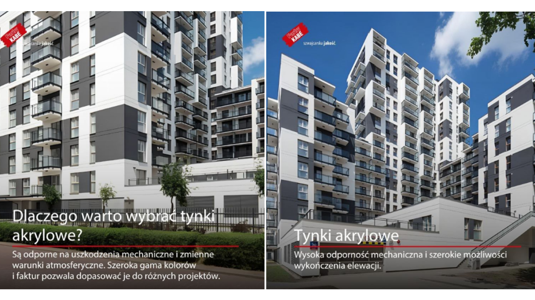 Trwałość, kolor i sposób aplikacji. Jak dobrać tynk akrylowy Farby KABE do projektu?