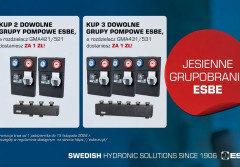 Jesienne grupobranie ESBE. Rozdzielacze GMA za 1 zł netto dla instalatorów