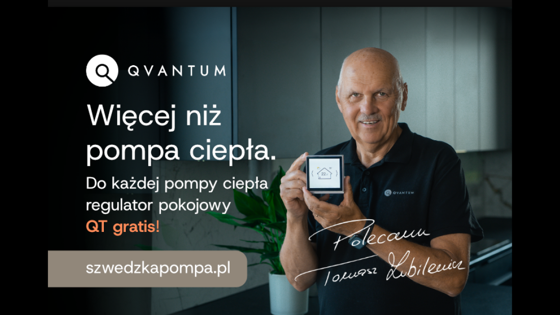 Więcej niż pompa ciepła: wybierz szwedzką technologię i odbierz regulator QT w prezencie