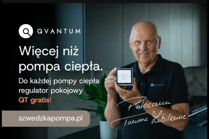 Więcej niż pompa ciepła: wybierz szwedzką technologię i odbierz regulator QT w prezencie