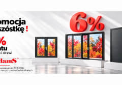 Promocja AdamS na okna i drzwi. Nawet 6% rabatu na stolarkę PVC i ALU